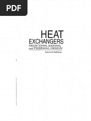 Heat Exchangers Sadık Kakaç - 