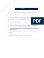 Sesión 5: Actitud Hacia El Trabajo Y Ética Profesional A Continuación, Te Presentamos La Secuencia de Las Actividades Que Debes Realizar