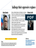 Rebels Who Challenge Their Oppressive Regimes: Alexei Navalny Winston Smith