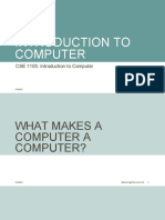 CSE 1105: Introduction To Computer