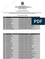 Protocolo Nome Curso: Lista Das Inscrições Deferidas