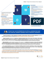 Groupwork #5 SWOT Analysis - Practice of Leadership - Group 1
