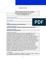 Portfólio Individual Projeto de Extensão I– Formação Pedagógica Em Educação Física - Programa de Sustentabilidade.