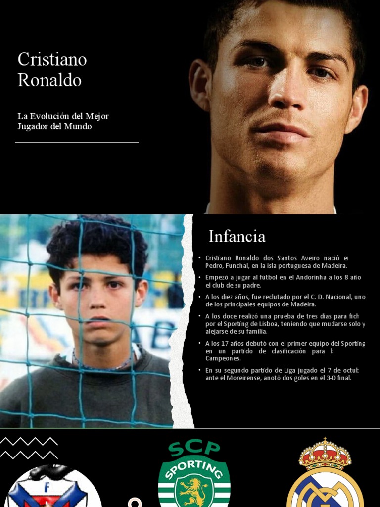 Biografía y logros de Cristiano Ronaldo | PDF | Manchester United FC