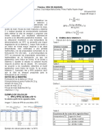 Práctica. Vida De Anaquel: F= 10 Rpn= 15.7 G+18.18G Rpnα=