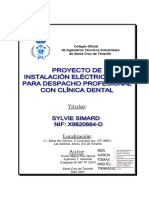 Instalación eléctrica para despacho profesional y clínica dental