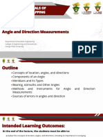 Topic 5:: Angle and Direction Measurements