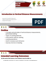 Topic 4:: Introduction To Vertical Distance Measurements