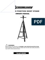 2-TON HIGH POSITION HOIST STAND OwnerManual