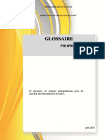 Glossaire: Propre A La Lolf