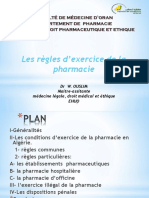 Les Régles Dexercice de La Pharmacie