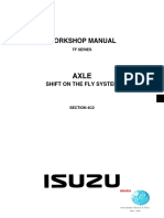 Workshop Manual: Shift On The Fly System