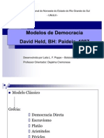 Modelos de Democracia David Held