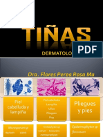 Clasificación y tratamiento de dermatofitosis