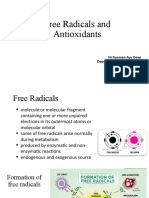 Free Radicals and Antioxidants: Ni Nyoman Ayu Dewi Department of Biochemistry Faculty of Medicine Udayana University