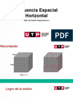 Secuencia Espacial Horizontal: Taller de Diseño Arquitectónico I