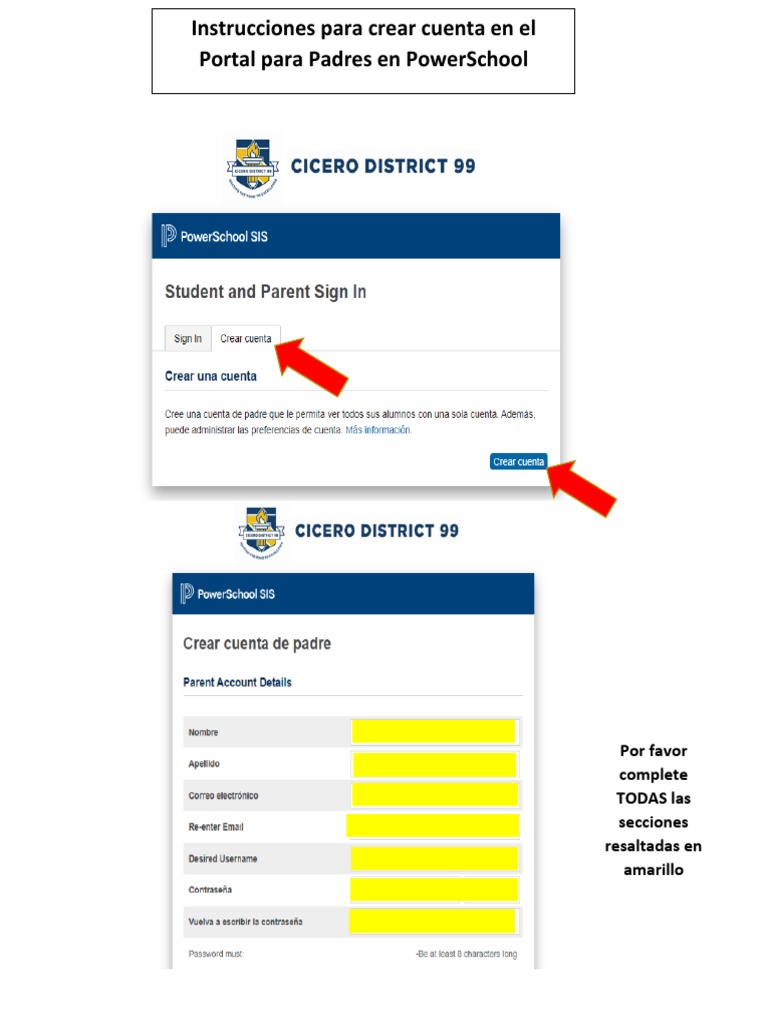 PowerSchool Access Account SP PDF