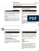 Starbucks Brewing Methods