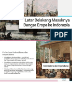 Latar Belakang Masuknya Bangsa Eropa Ke Indonesia