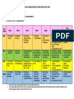 Jadual Giliran Bertugas Bestari Solat 2022 ..