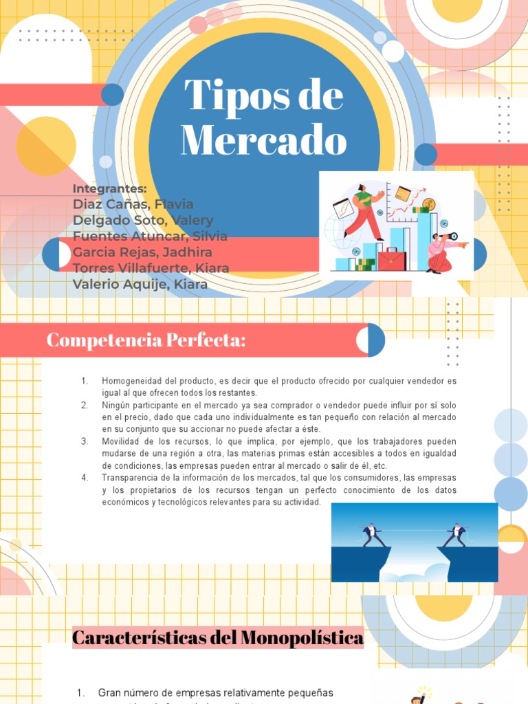 Tipos de Mercado y Competencia | PDF | Mercado (economía) | Monopolio