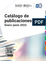 Catálogo de Publicaciones: Enero-Junio 2022