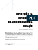 Concepções Da Consciência: Do Associacionismo À Duração