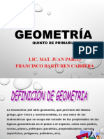 Geometría: Lic. Mat. Juan Pablo Francisco Barturen Cabrera
