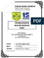 Pembugaran Bulan Bahasa 2022: SK Taman Seri Rampai