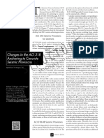 Changes in The ACI 318 Anchoring To Concrete Seismic Provisions