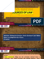 Sources of Law