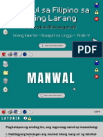 Aralin 4 Manwal