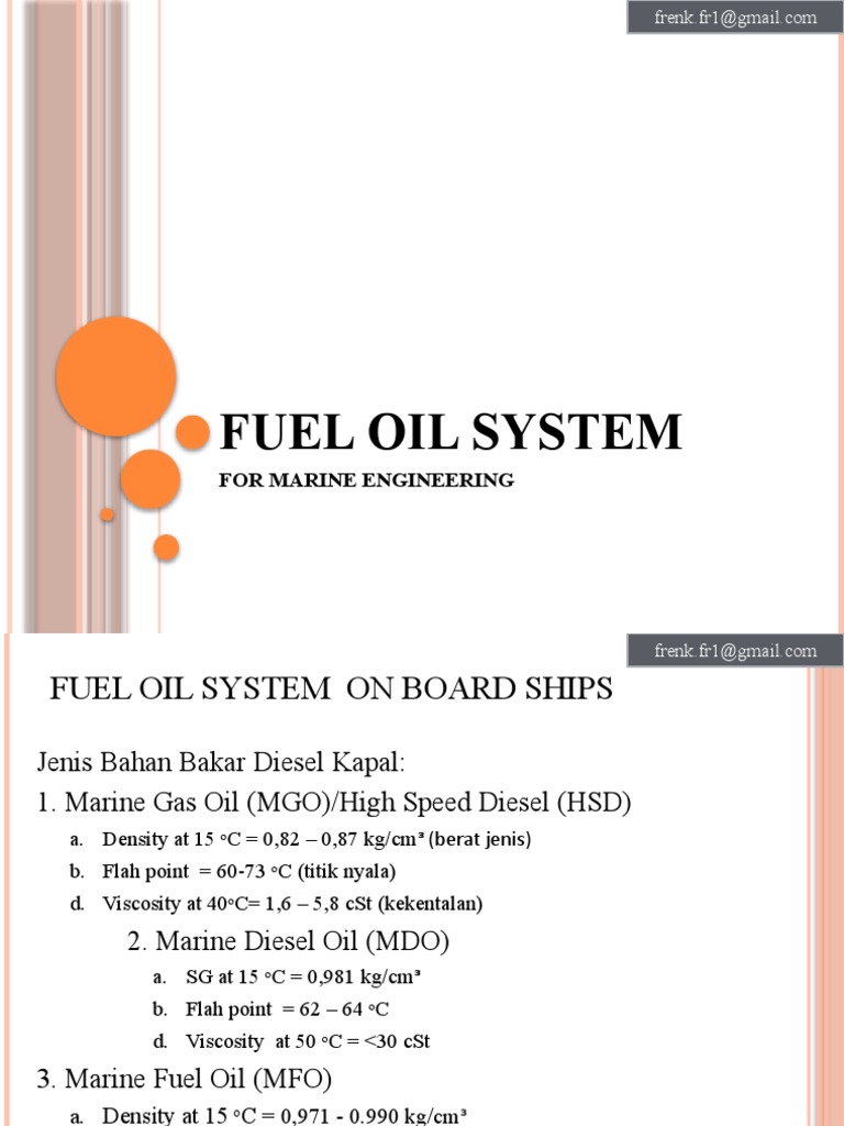 Fuel Oil System PDF