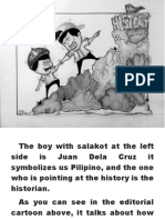Juan Dela Cruz and historian point to Philippine history