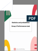 Statistics and Probabilities Group 2 Performances Task