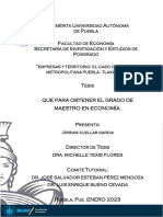 Empresas y territorio en la Zona Metropolitana Puebla-Tlaxcala