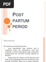 Post Partum Period