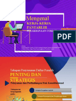 Mengenal: Kerja-Kerja Pantarlih