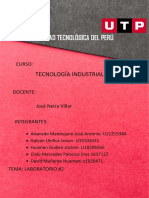 Universidad Tecnológica Del Perú: Tecnología Industrial