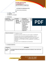 Experiencia 1 Actividad de Aprendizaje 8escribimos Una Experiencia Sobre La Toma de Decisiones