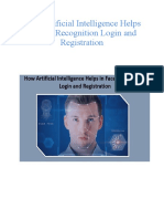 How Artificial Intelligence Helps in Face Recognition Login and Registration