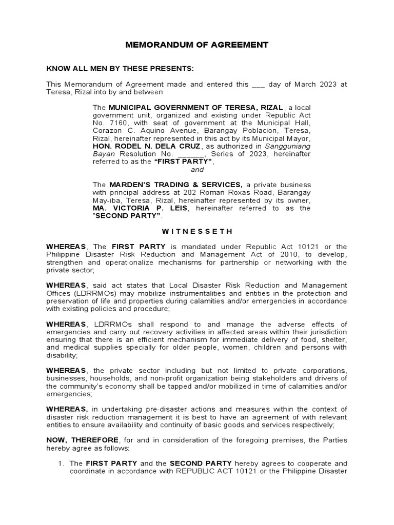 agreement-between-the-municipality-of-teresa-and-marden-s-trading