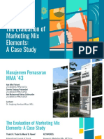 Evaluation of Marketing MIx