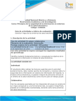 Guía de Actividades y Rúbrica de Evaluación - Unidad 1 - Tarea 2 - Construir Mapa de Los Entornos de Salud Electrónica