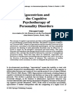 1992 - Liotti - Egocentrismo y Terapia Cognitiva de Los Trastorno de La Personalidad