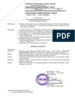 Keputusan Kepala SMK Negeri 1 Grati: Pemerintah Provinsi Jawa Timur