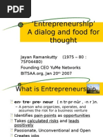 Entrepreneurship