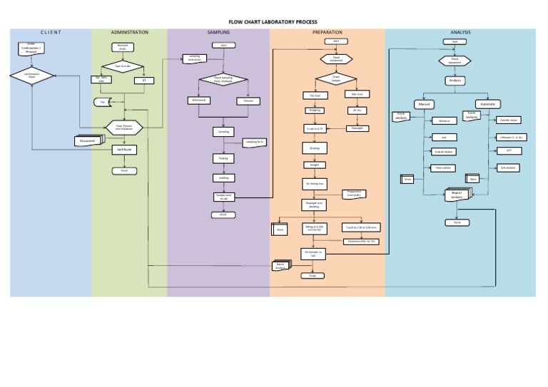Flowchart Laboratory | PDF