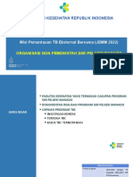Kementrian Kesehatan Republik Indonesia: Misi Pemantauan TB Eksternal Bersama (JEMM 2022)