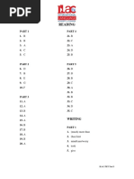 B1 Practice Test 3 Answer Key | PDF